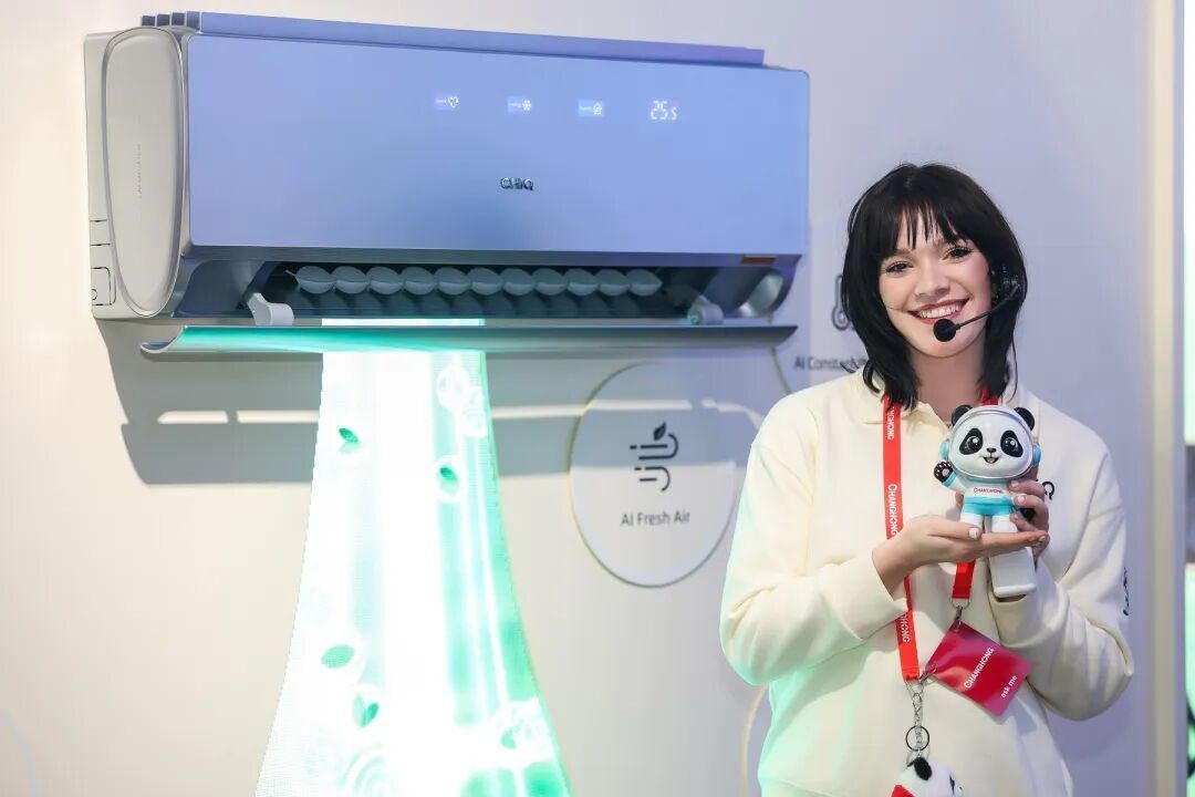 CES2026丨“AI科技+东方智慧”融合创新长虹AI家电闪耀“科技春晚”(图6)